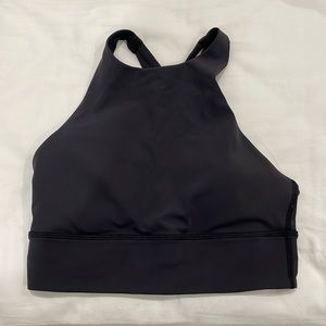 Black Lulu sports bra